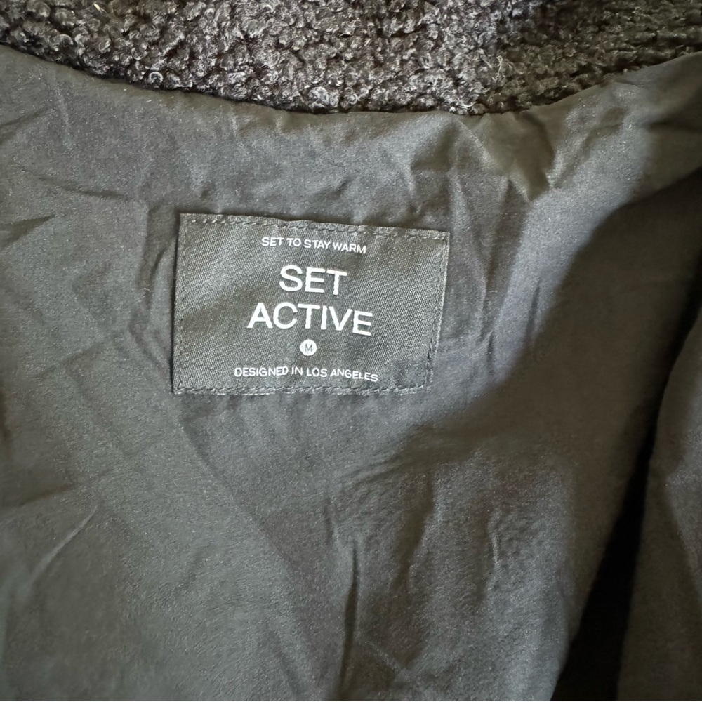 Set Active Boucle Zip Jacket M - image 2